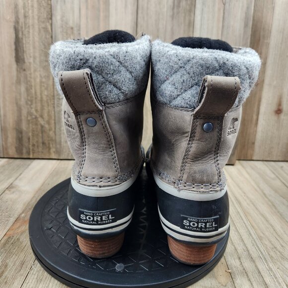 Womens Sorel Slimpack size 8 Ankle High Insulated Lined Winter Boots - Picture 4 of 8